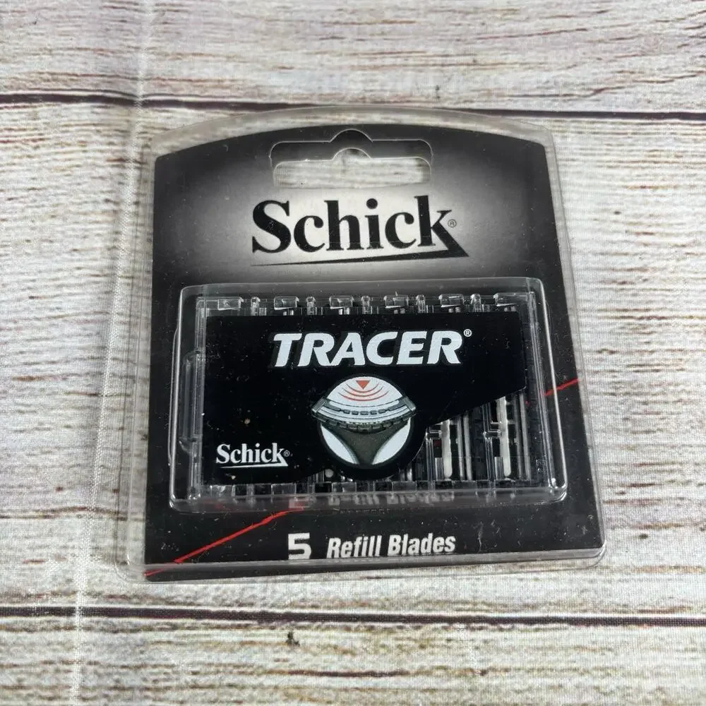 Schick Tracer 2/ 5 Refill Shaver Razor Blades Cartridges Replacement Pack Lot